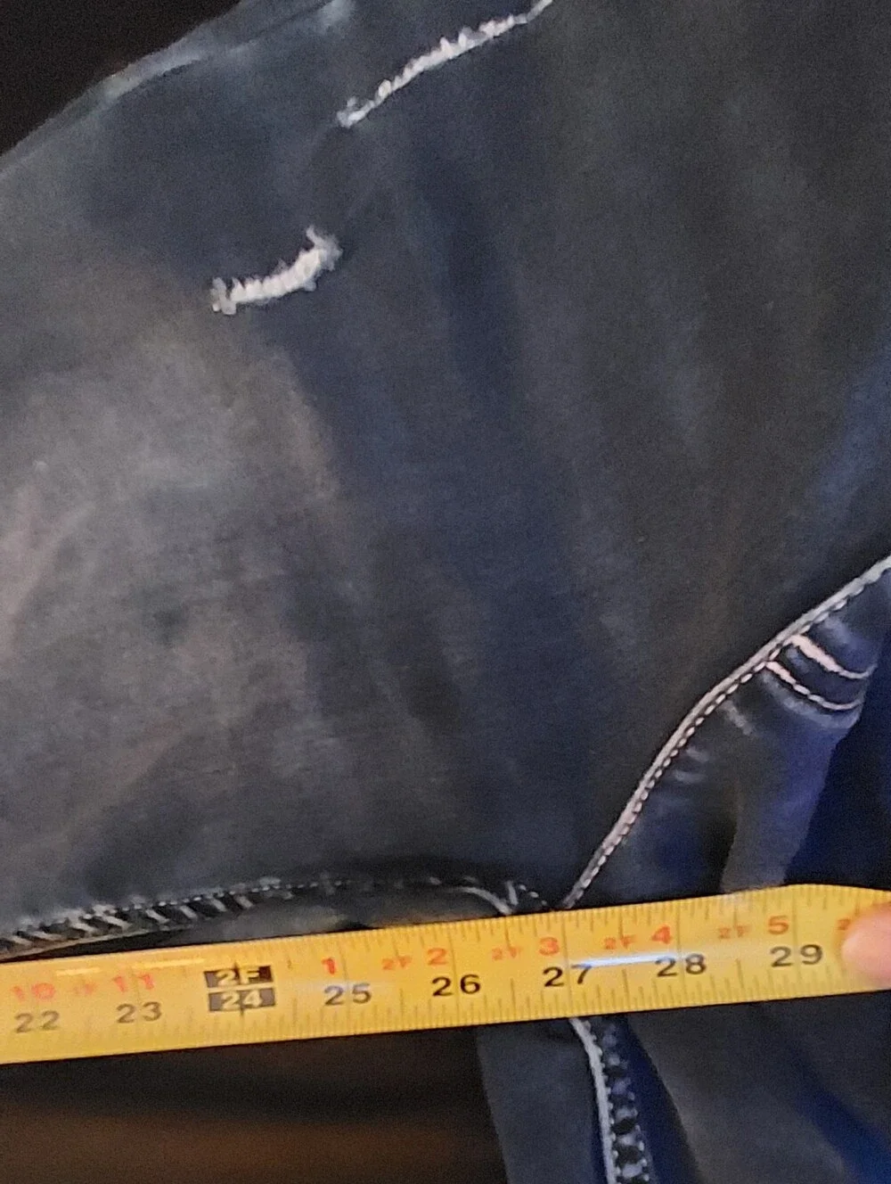 Justice Girl Mid Rise Jegging Jeans Distressed Size 14 Blue Raw Hems